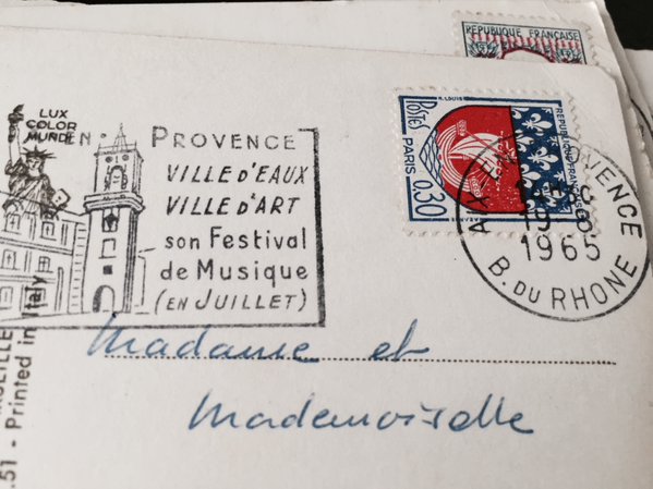I think you lived all these years with your mother, in the the Paris region. One postcard mentions a disease. https://t.co/yIqP9JmP8B